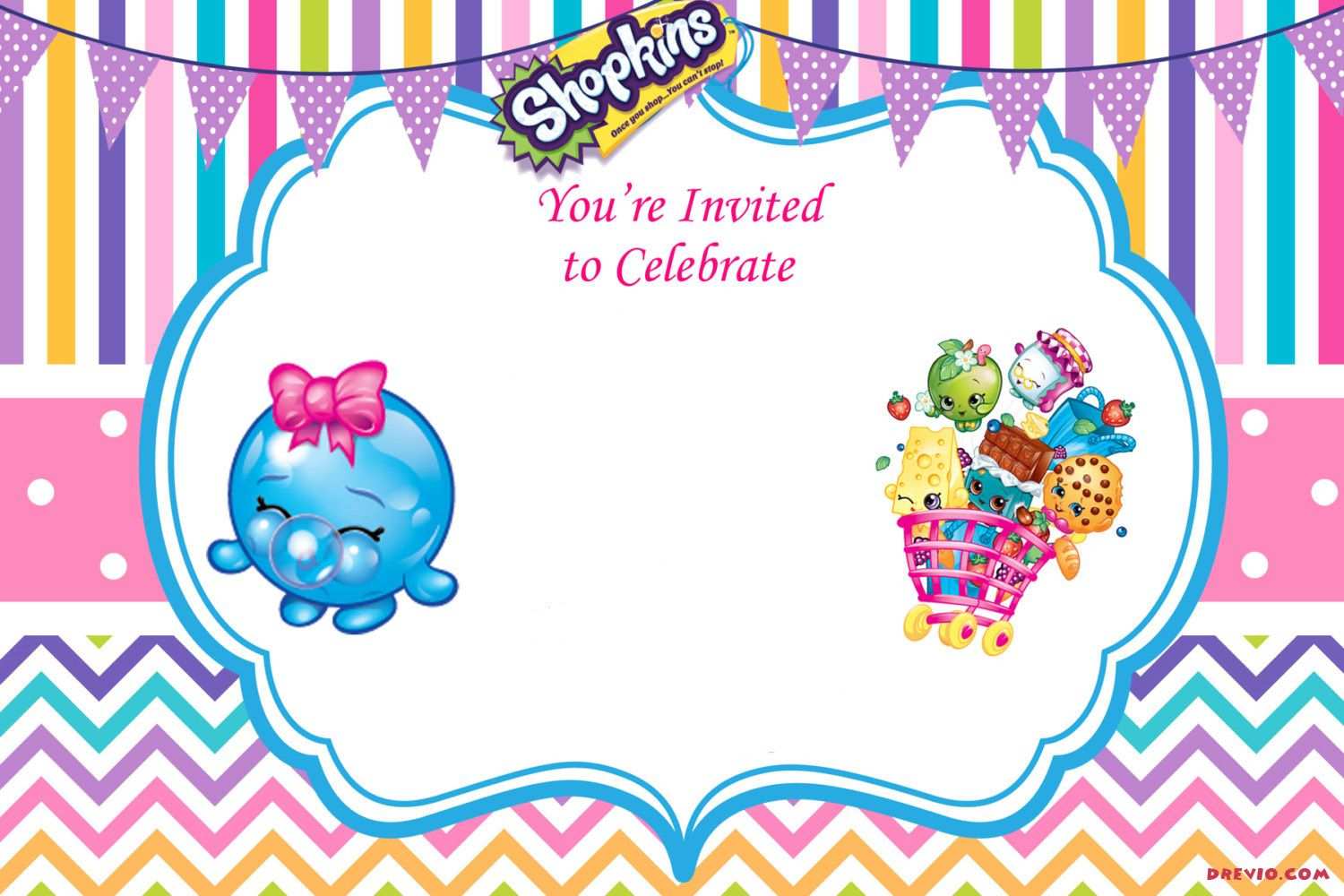 74 Free Printable Shopkins Birthday Invitation Template Free in Word for Shopkins Birthday Invitation Template Free