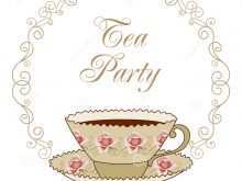74 Free Vintage Tea Party Invitation Template Layouts with Vintage Tea Party Invitation Template