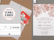 Calendar Wedding Invitation Template