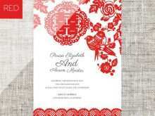 74 How To Create Chinese Wedding Invitation Template in Word with Chinese Wedding Invitation Template