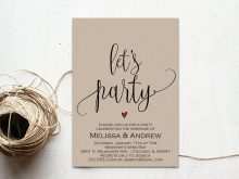 74 Printable Elopement Party Invitation Template Maker for Elopement Party Invitation Template