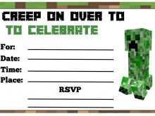 74 Report Minecraft Birthday Invitation Template Templates by Minecraft Birthday Invitation Template
