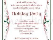 74 Report Office Holiday Party Invitation Template Now with Office Holiday Party Invitation Template