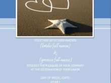 75 Adding Beach Wedding Invitation Template in Word by Beach Wedding Invitation Template