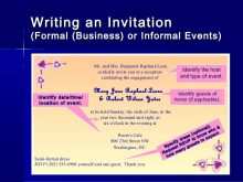 75 Adding Example Of A Written Invitation Card for Ms Word with Example Of A Written Invitation Card