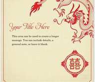 75 Best Chinese New Year Party Invitation Template PSD File for Chinese New Year Party Invitation Template