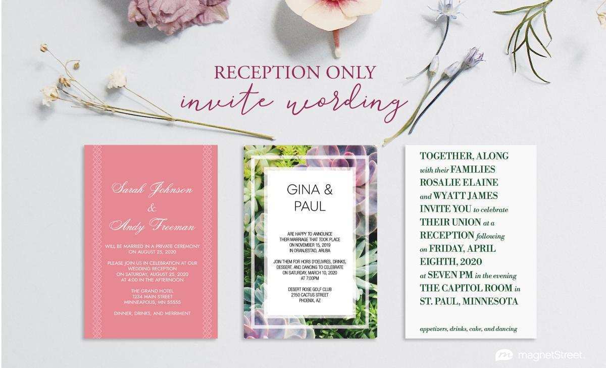 75 Format Reception Invitation Examples Photo by Reception Invitation Examples