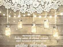 75 Free Printable Mason Jar Wedding Invitation Template Formating with Mason Jar Wedding Invitation Template