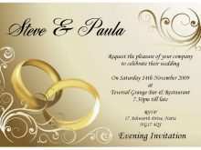 75 Visiting Invitation Card Format For Marriage Templates for Invitation Card Format For Marriage