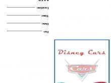 Disney Cars Birthday Invitation Template Free