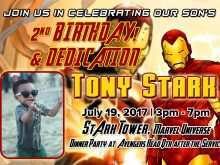 76 Best Iron Man Birthday Invitation Template for Ms Word with Iron Man Birthday Invitation Template
