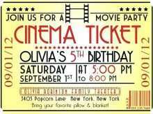 Party Invitation Movie Template