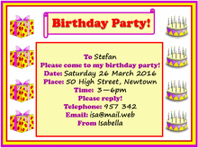 76 Creative How To Write An Invitation Card For Birthday Maker for How To Write An Invitation Card For Birthday