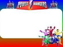 76 Creative Power Rangers Birthday Invitation Template Layouts with Power Rangers Birthday Invitation Template