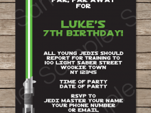 76 Customize Our Free Star Wars Birthday Invitation Template in Word with Star Wars Birthday Invitation Template