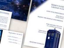 76 Free Printable Doctor Who Wedding Invitation Template Photo with Doctor Who Wedding Invitation Template