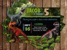 76 Printable Jurassic World Party Invitation Template for Ms Word for Jurassic World Party Invitation Template