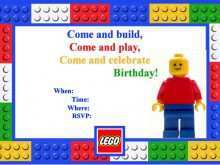 76 The Best Blank Lego Invitation Template in Photoshop for Blank Lego Invitation Template