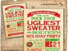 77 Adding Ugly Sweater Holiday Party Invitation Template Now for Ugly Sweater Holiday Party Invitation Template
