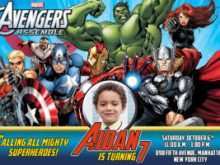 77 Blank Avengers Party Invitation Template Maker for Avengers Party Invitation Template