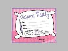 77 Create Pajama Party Invitation Template in Photoshop for Pajama Party Invitation Template