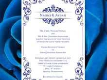 77 Create Wedding Invitation Template Blue Download with Wedding Invitation Template Blue