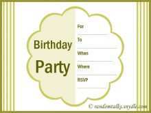 77 Creating Birthday Invitation Template For Adults Now for Birthday Invitation Template For Adults