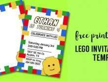 77 Creating Lego Birthday Party Invitation Template for Ms Word with Lego Birthday Party Invitation Template