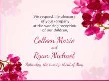 77 Creating Reception Invitation Wordings For Friends in Word for Reception Invitation Wordings For Friends