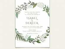 77 Creating Wedding Invitation Template Leaf With Stunning Design by Wedding Invitation Template Leaf