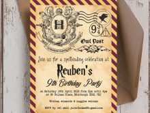 77 Creative Free Harry Potter Birthday Invitation Template PSD File with Free Harry Potter Birthday Invitation Template
