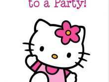 77 Customize Hello Kitty Birthday Invitation Template Free in Photoshop with Hello Kitty Birthday Invitation Template Free
