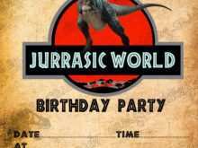 77 Free Printable Jurassic World Party Invitation Template For Free for Jurassic World Party Invitation Template