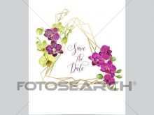 77 How To Create Orchid Wedding Invitation Template Now for Orchid Wedding Invitation Template