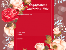 77 Standard Engagement Invitation Card Blank Template in Photoshop by Engagement Invitation Card Blank Template