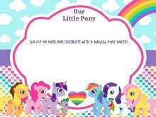 77 Visiting My Little Pony Birthday Invitation Template Templates by My Little Pony Birthday Invitation Template
