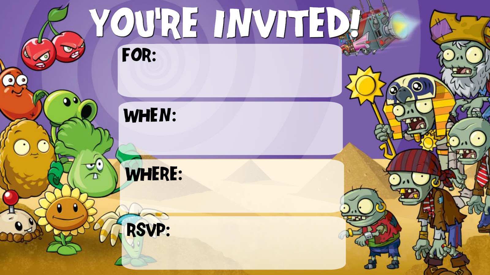 78 Best Free Plants Vs Zombies Birthday Invitation Template Psd File By Free Plants Vs Zombies Birthday Invitation Template Cards Design Templates