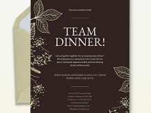 78 Create Dinner Invitation Template Free Maker with Dinner Invitation Template Free