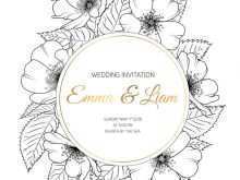 78 Create Wedding Invitation Template Black And White Layouts by Wedding Invitation Template Black And White