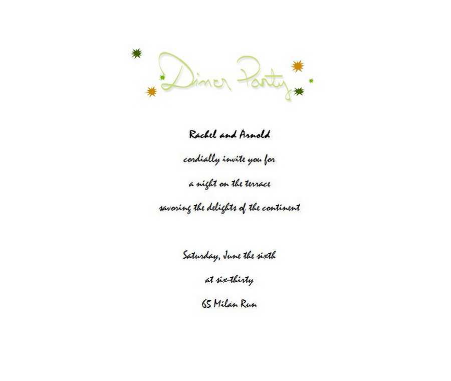 78 Creating Example Invitation Dinner Party Download with Example Invitation Dinner Party
