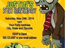 78 Customize Free Plants Vs Zombies Birthday Invitation Template For Free with Free Plants Vs Zombies Birthday Invitation Template