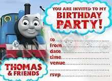 78 Customize Our Free Thomas The Train Blank Invitation Template for Ms Word by Thomas The Train Blank Invitation Template