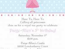 78 Format Royal Tea Party Invitation Template in Photoshop by Royal Tea Party Invitation Template