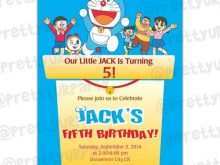 78 Free Doraemon Birthday Invitation Template With Stunning Design by Doraemon Birthday Invitation Template