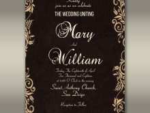 78 Free Printable Elegant Wedding Invitation Card Template Now with Elegant Wedding Invitation Card Template
