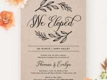78 Printable Elopement Party Invitation Template Layouts by Elopement Party Invitation Template