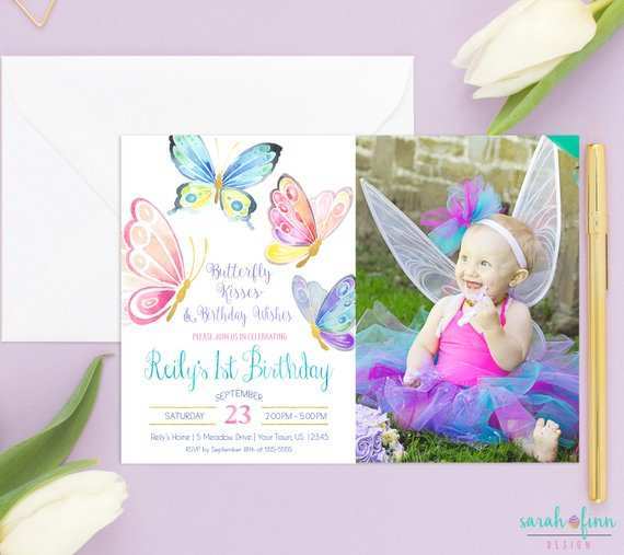 78 The Best Birthday Invitation Butterfly Template With Stunning Design by Birthday Invitation Butterfly Template