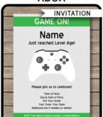 79 Blank Xbox Party Invitation Template For Free with Xbox Party Invitation Template