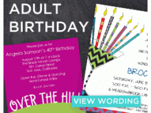 79 Create Birthday Invitation Template Adults Download with Birthday Invitation Template Adults