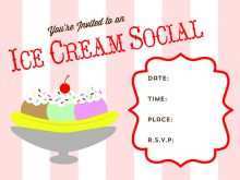 79 Create Ice Cream Birthday Invitation Template Free Maker with Ice Cream Birthday Invitation Template Free